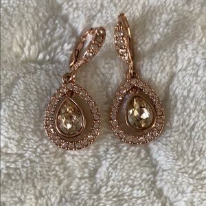 Rose gold earrings